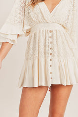 ANAÏS | ROBE COURTE EN DENTELLE MIA