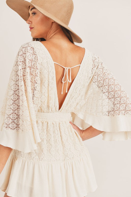 ANAÏS | ROBE COURTE EN DENTELLE MIA