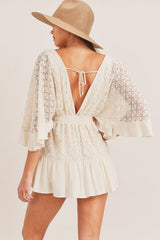 ANAÏS | ROBE COURTE EN DENTELLE MIA