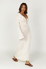 LIVIA | ROBE MAXI ÉLÉGANTE AU CROCHET