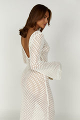 LIVIA | ROBE MAXI ÉLÉGANTE AU CROCHET