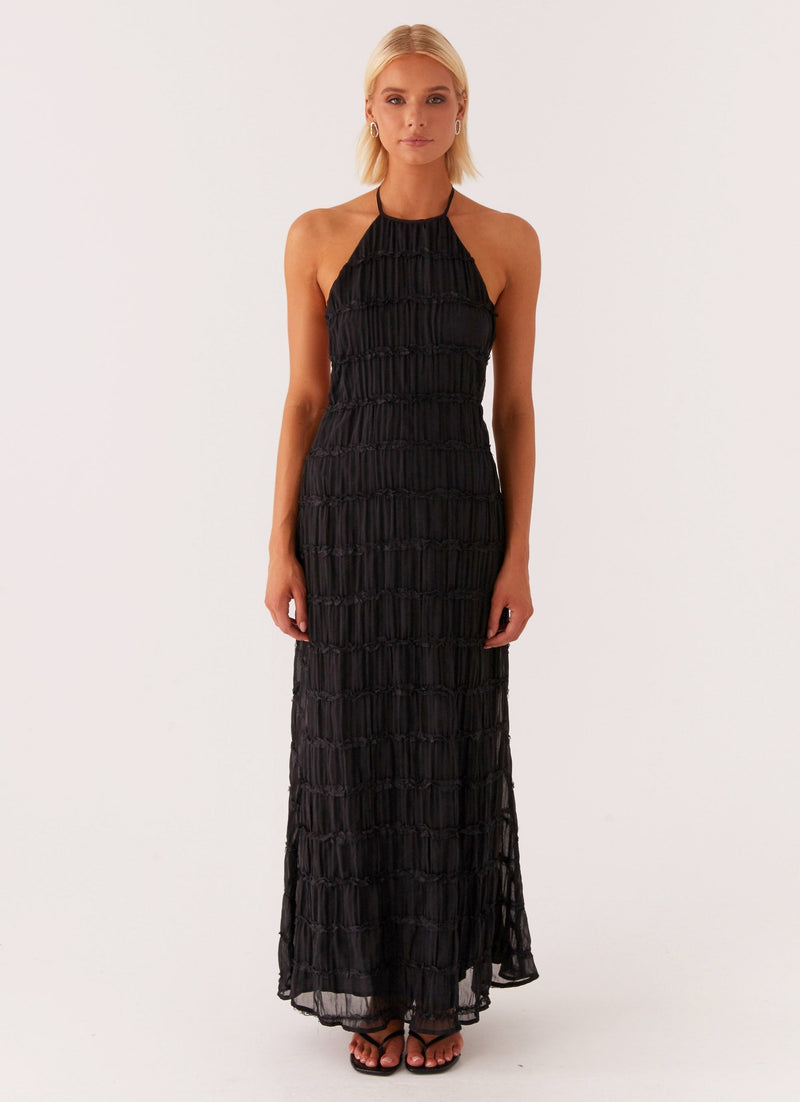 SARAH | ROBE MAXI ÉLÉGANTE DOS NU