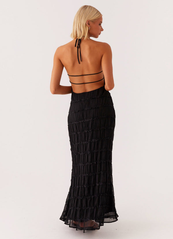 SARAH | ROBE MAXI ÉLÉGANTE DOS NU