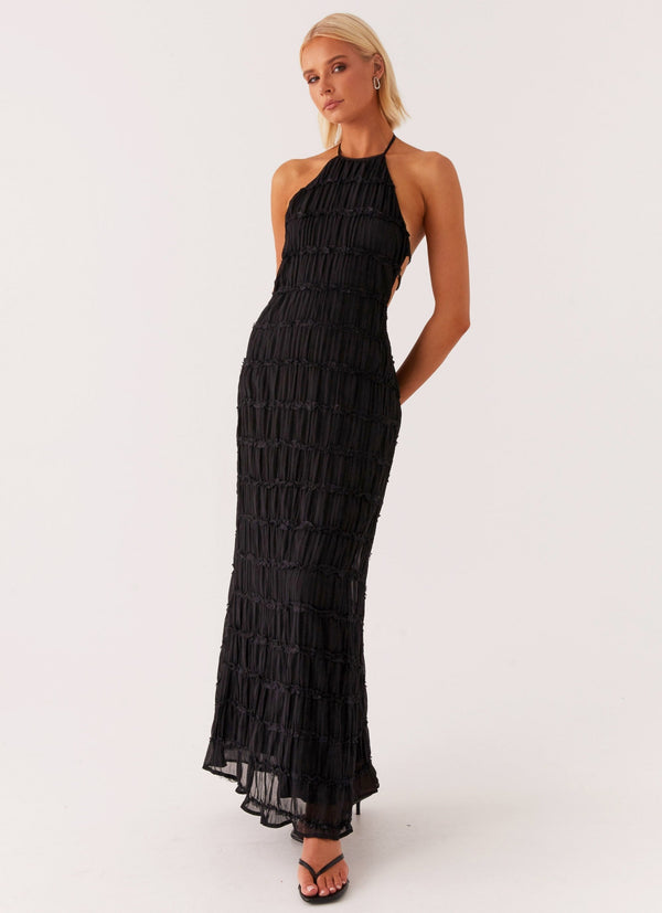 SARAH | ROBE MAXI ÉLÉGANTE DOS NU