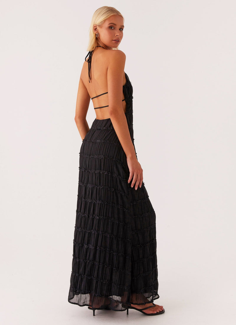SARAH | ROBE MAXI ÉLÉGANTE DOS NU