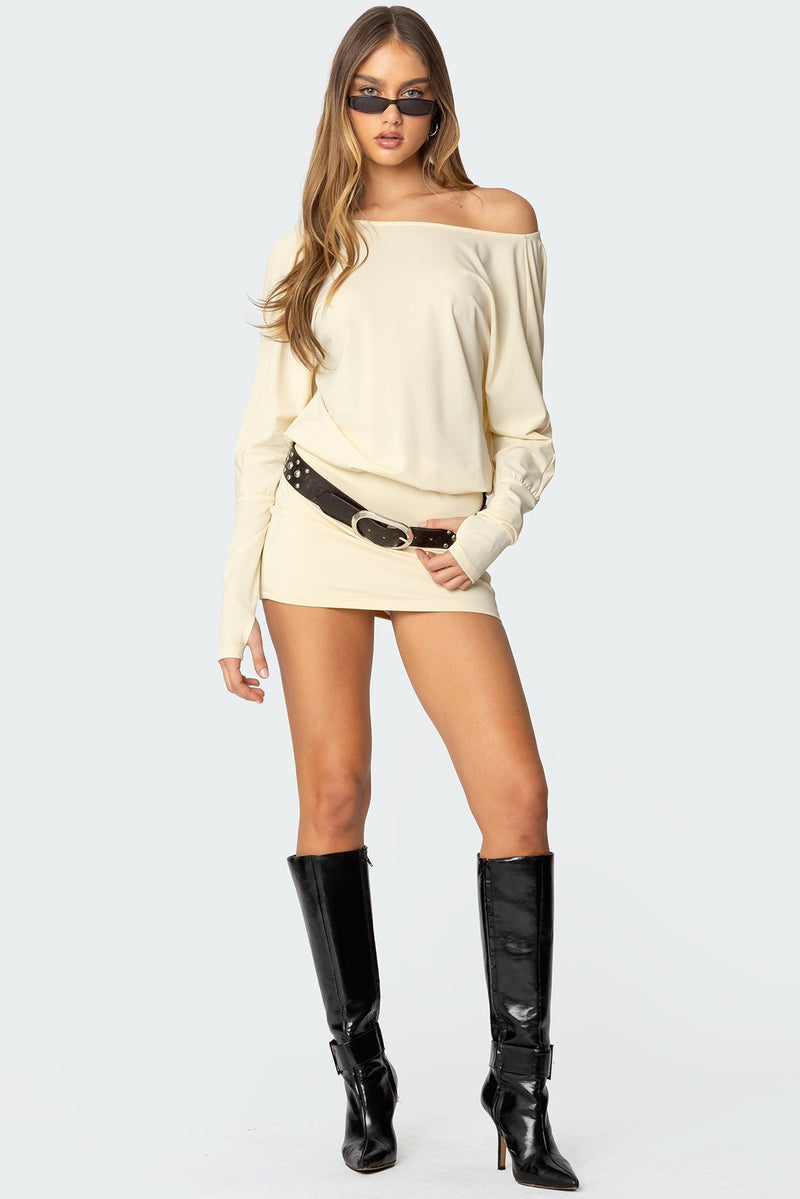 ÉLISE | ROBE MINI DOS NU