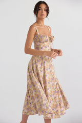 LOLA | FLORAL ROBE MIDI