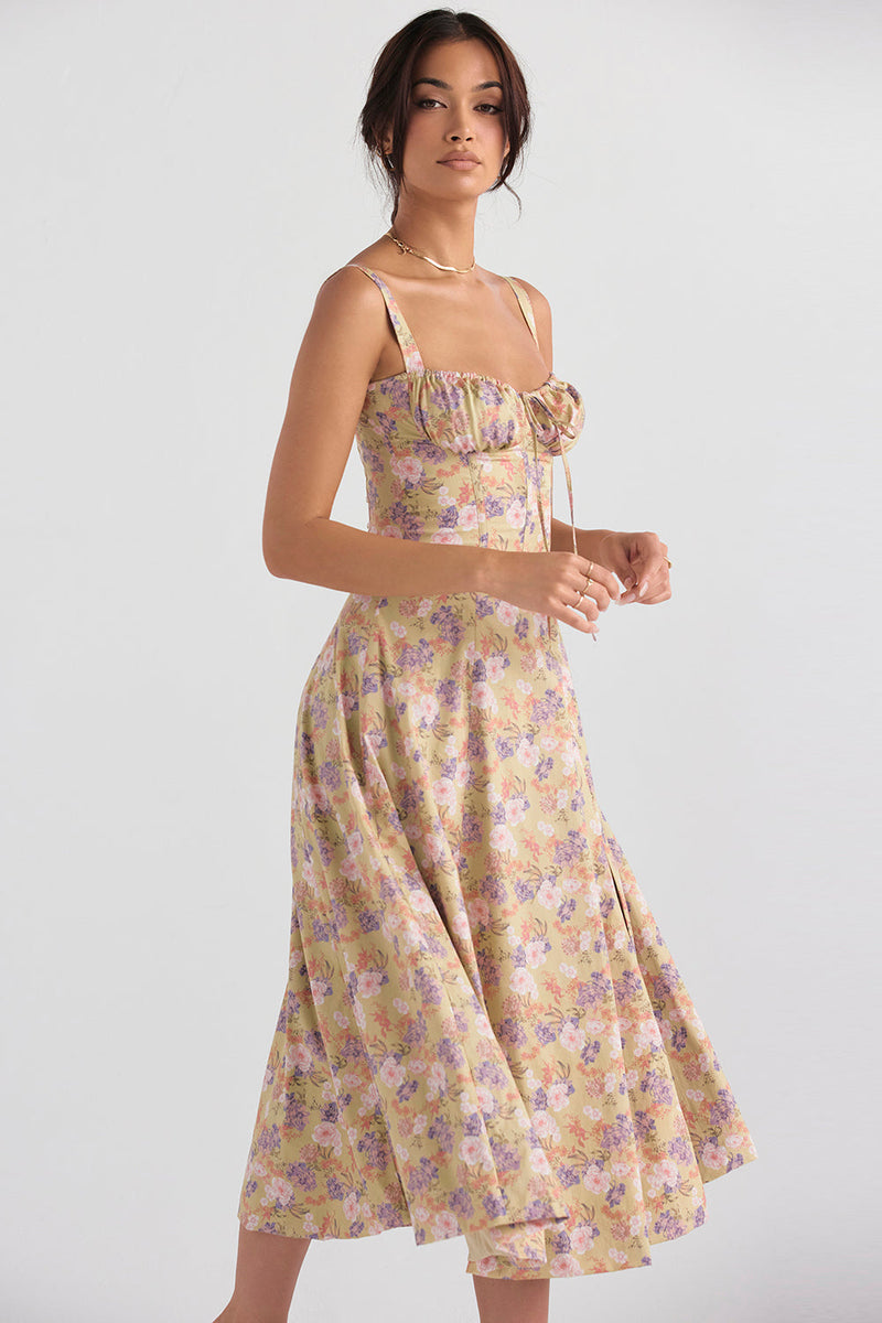 LOLA | FLORAL ROBE MIDI