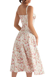 LOLA | FLORAL ROBE MIDI