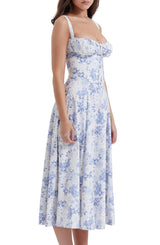 LOLA | FLORAL ROBE MIDI