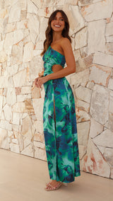 SOLÈNE | ROBE MAXI ASYMÉTRIQUE