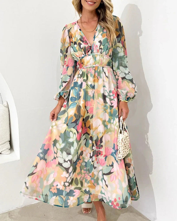 AVRIL | ROBE FLEURIE RAFFINÉE