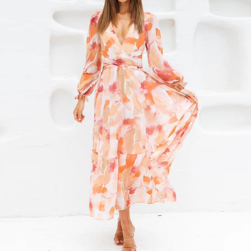 AVRIL | ROBE FLEURIE RAFFINÉE