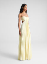 LÉNAÏS | ROBE LONGUE PLISSÉE