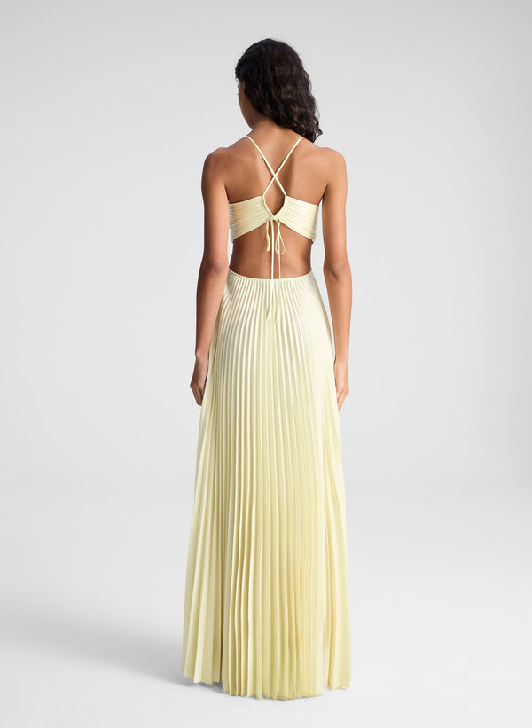 LÉNAÏS | ROBE LONGUE PLISSÉE