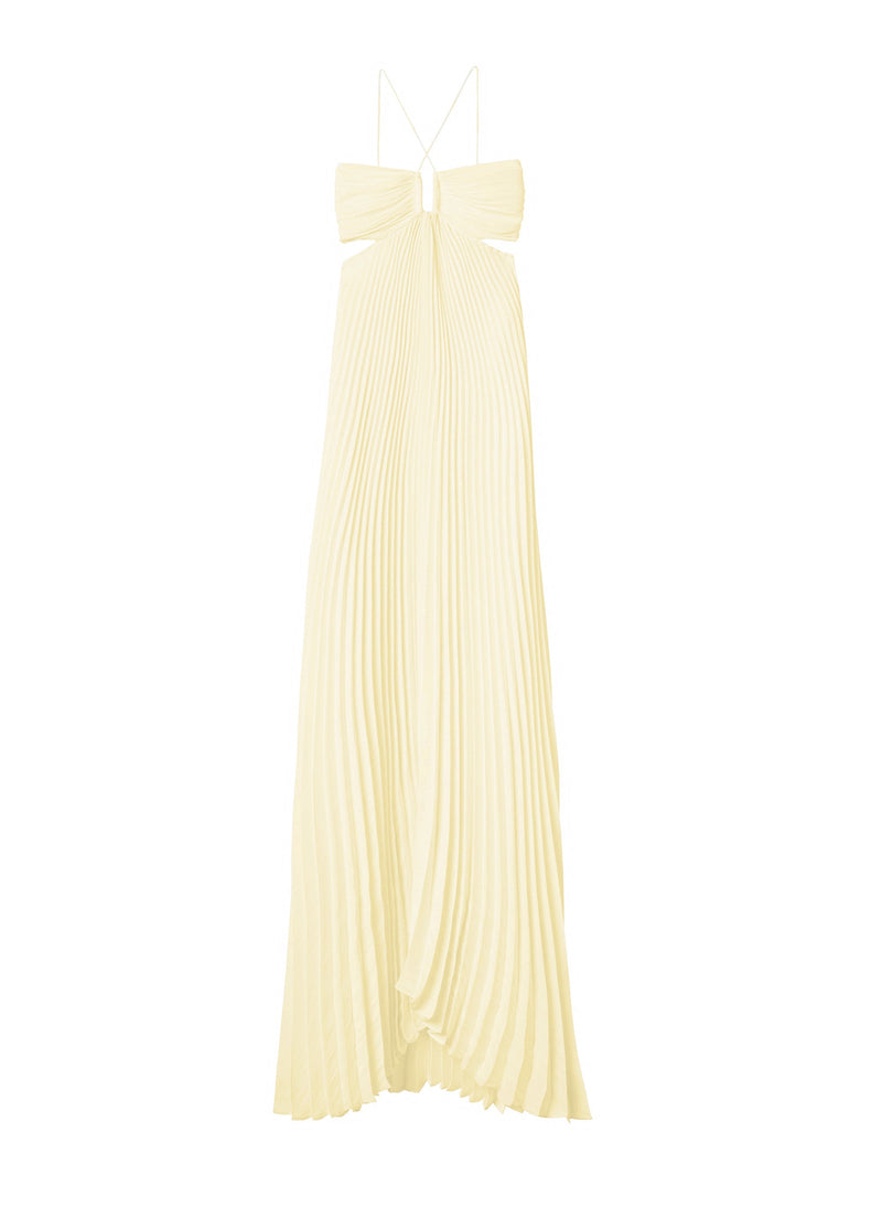 LÉNAÏS | ROBE LONGUE PLISSÉE
