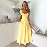 LÉA | ROBE MAXI ROMANTIQUE À MANCHES BOUFFANTES