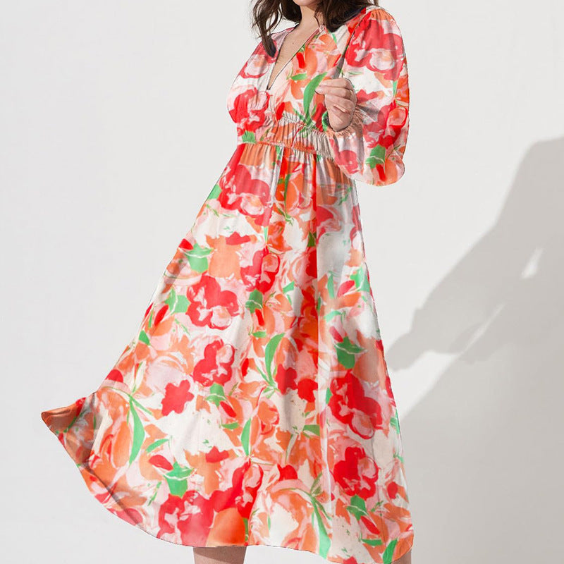 AVRIL | ROBE FLEURIE RAFFINÉE