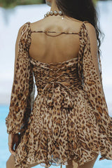 NATALIA | ROBE MINI EN CHIFFON