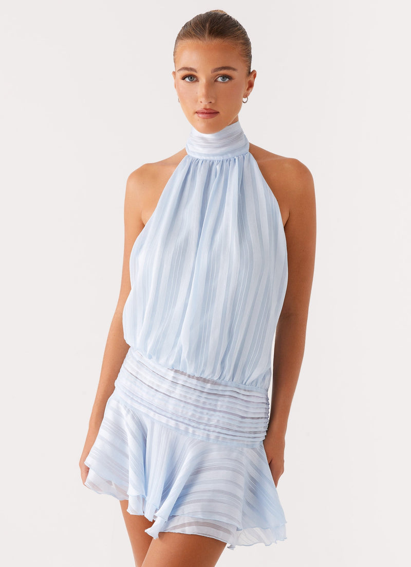 ALMA | ROBE COURTE À VOLANTS