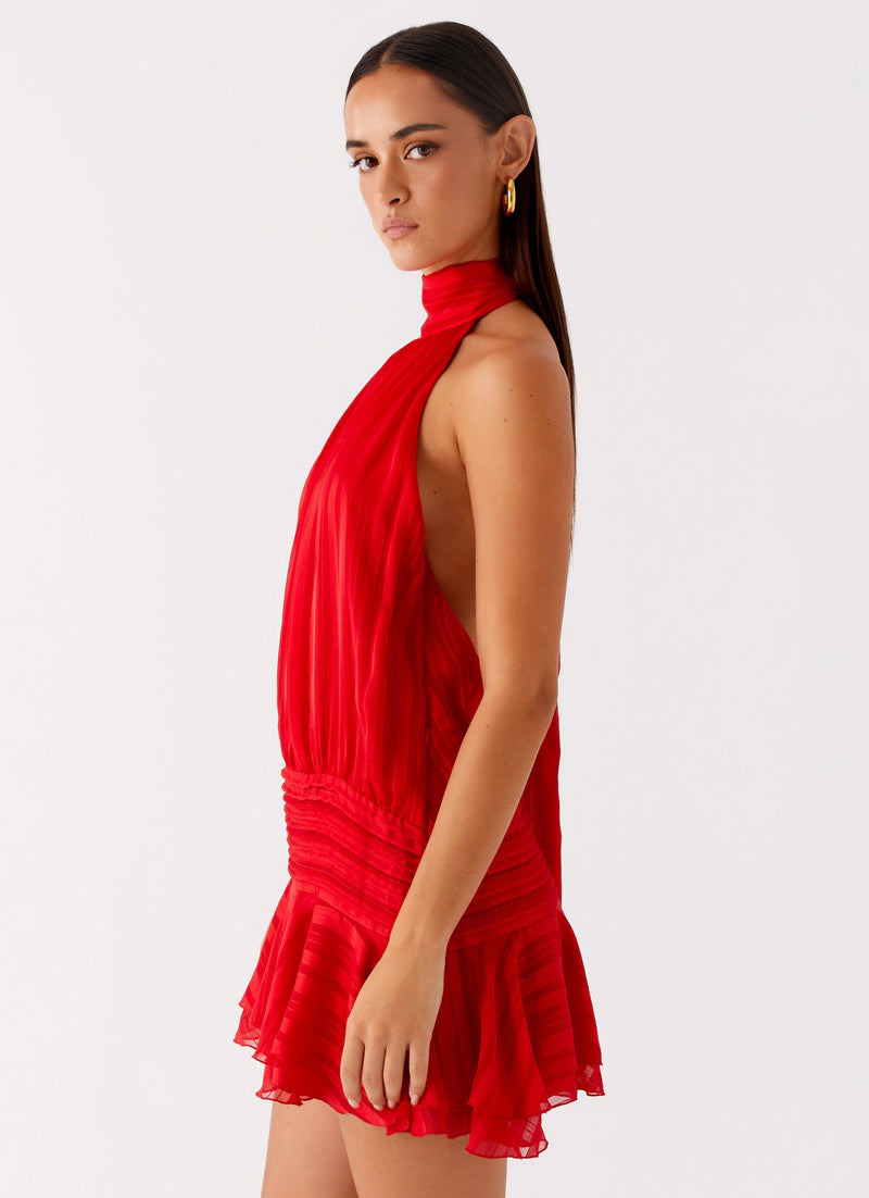 ALMA | ROBE COURTE À VOLANTS