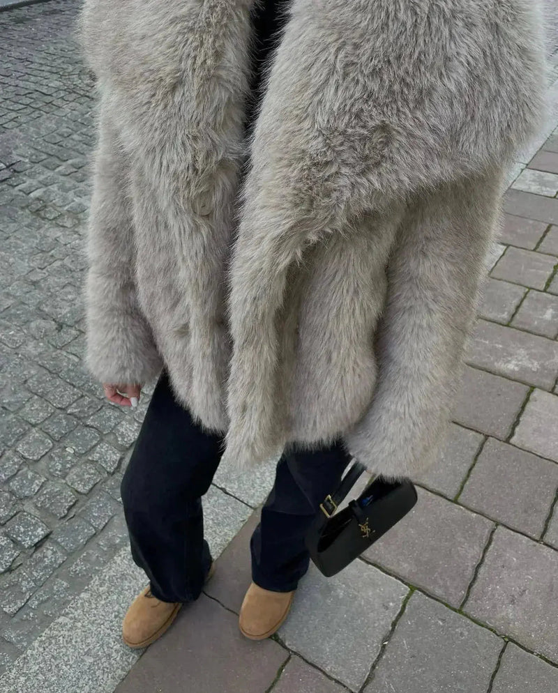 APOLLINE | MANTEAU D'HIVER EN FOURRURE