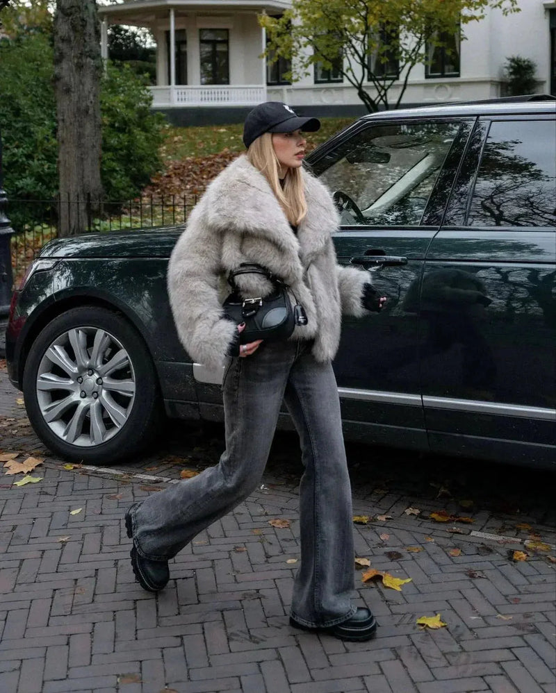 APOLLINE | MANTEAU D'HIVER EN FOURRURE