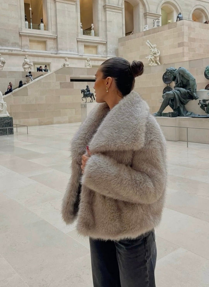 APOLLINE | MANTEAU D'HIVER EN FOURRURE