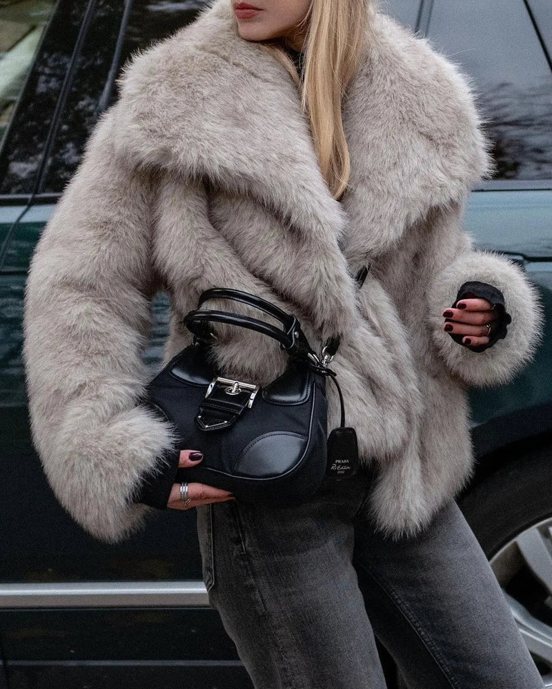 APOLLINE | MANTEAU D'HIVER EN FOURRURE