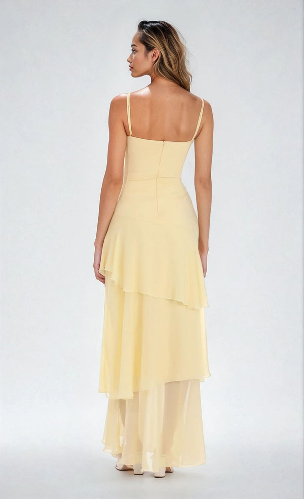 ALIZÉE | ROBE LONGUE FLUIDE EN SOLEIL DOUX