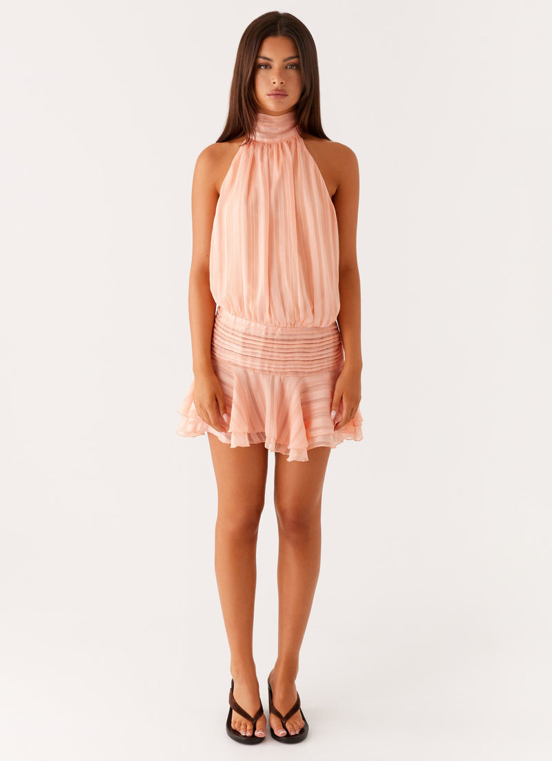ALMA | ROBE COURTE À VOLANTS