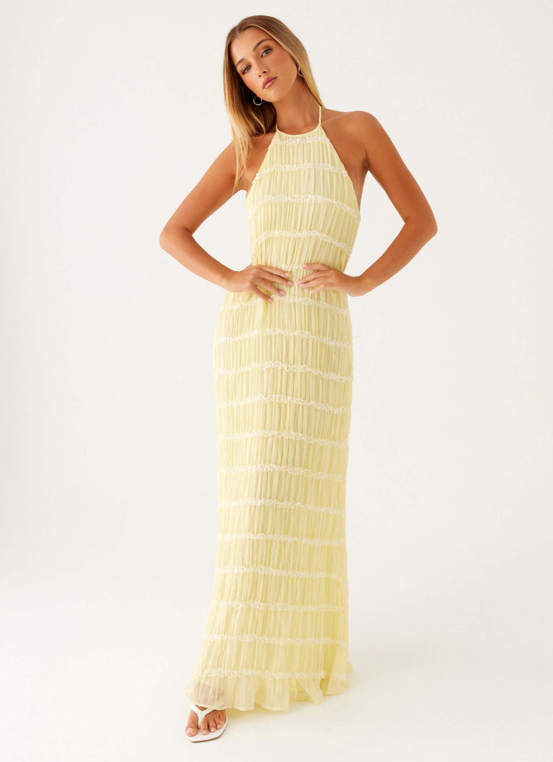 SARAH | ROBE MAXI ÉLÉGANTE DOS NU