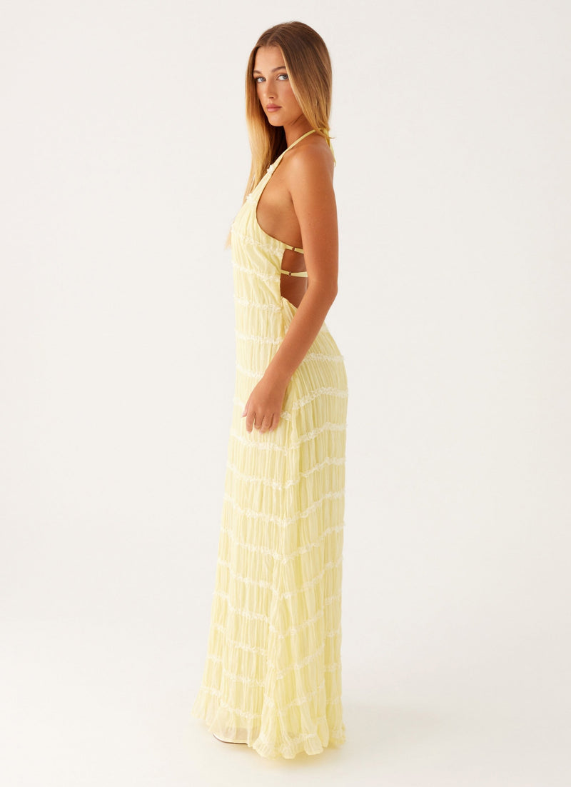 SARAH | ROBE MAXI ÉLÉGANTE DOS NU