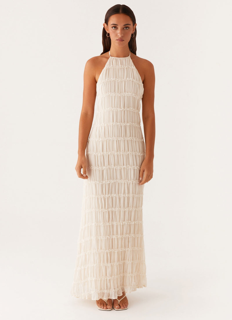 SARAH | ROBE MAXI ÉLÉGANTE DOS NU