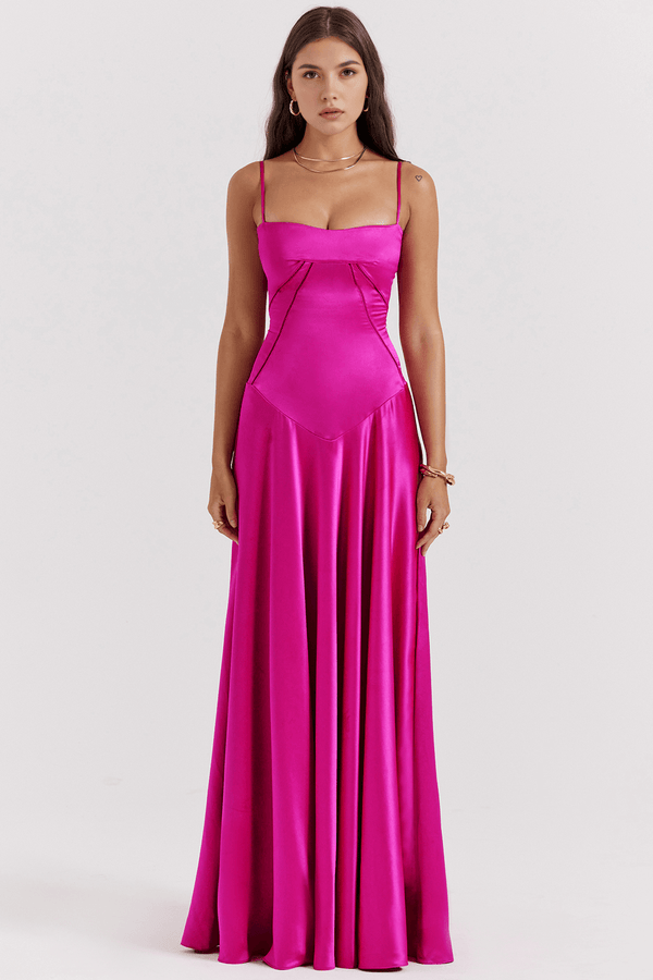 VÉRA | ROBE MAXI ROMANTIQUE ET ÉLÉGANTE