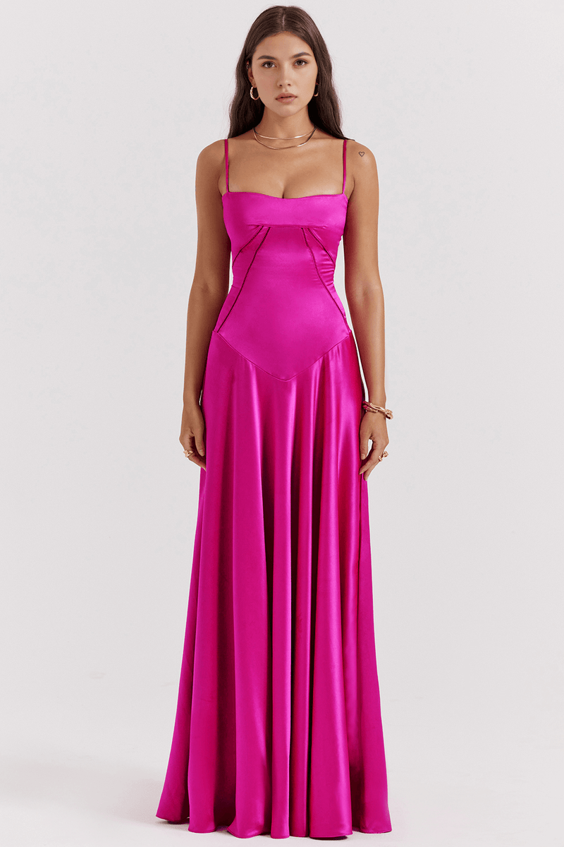 VÉRA | ROBE MAXI ROMANTIQUE ET ÉLÉGANTE