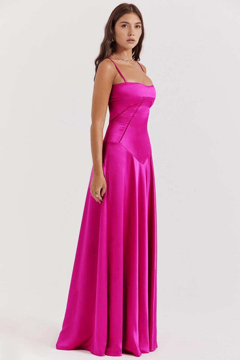 VÉRA | ROBE MAXI ROMANTIQUE ET ÉLÉGANTE