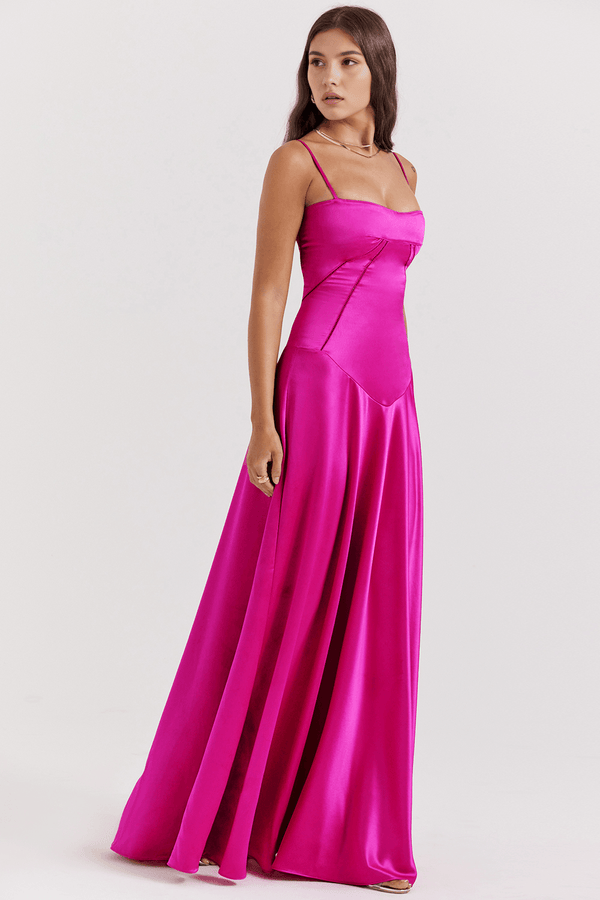 VÉRA | ROBE MAXI ROMANTIQUE ET ÉLÉGANTE