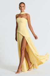 OCÉANE | LEMON MAXI ROBE ÉLÉGANTE