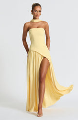 OCÉANE | LEMON MAXI ROBE ÉLÉGANTE