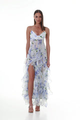AUDREY | ROBE ROMANTIQUE FLOREALE