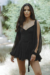 NATALIA | ROBE MINI EN CHIFFON