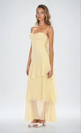 ALIZÉE | ROBE LONGUE FLUIDE EN SOLEIL DOUX